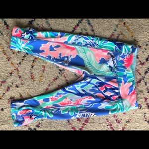 Lilly Pulitzer Girls Luxletic Legging XS 2-3 VGUC